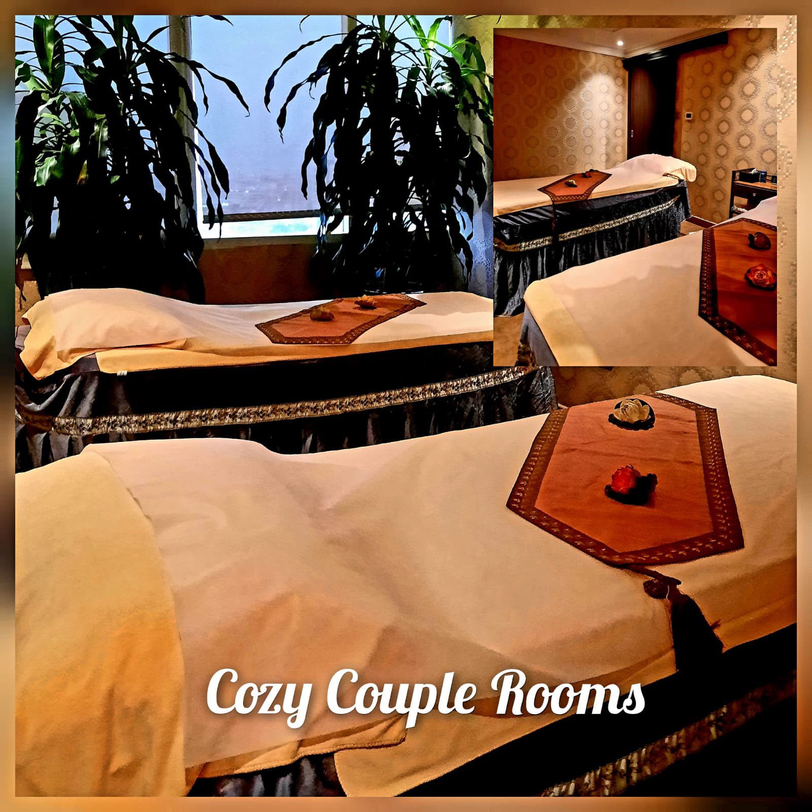 Couples massage room at Quiet Room Spa Dubai