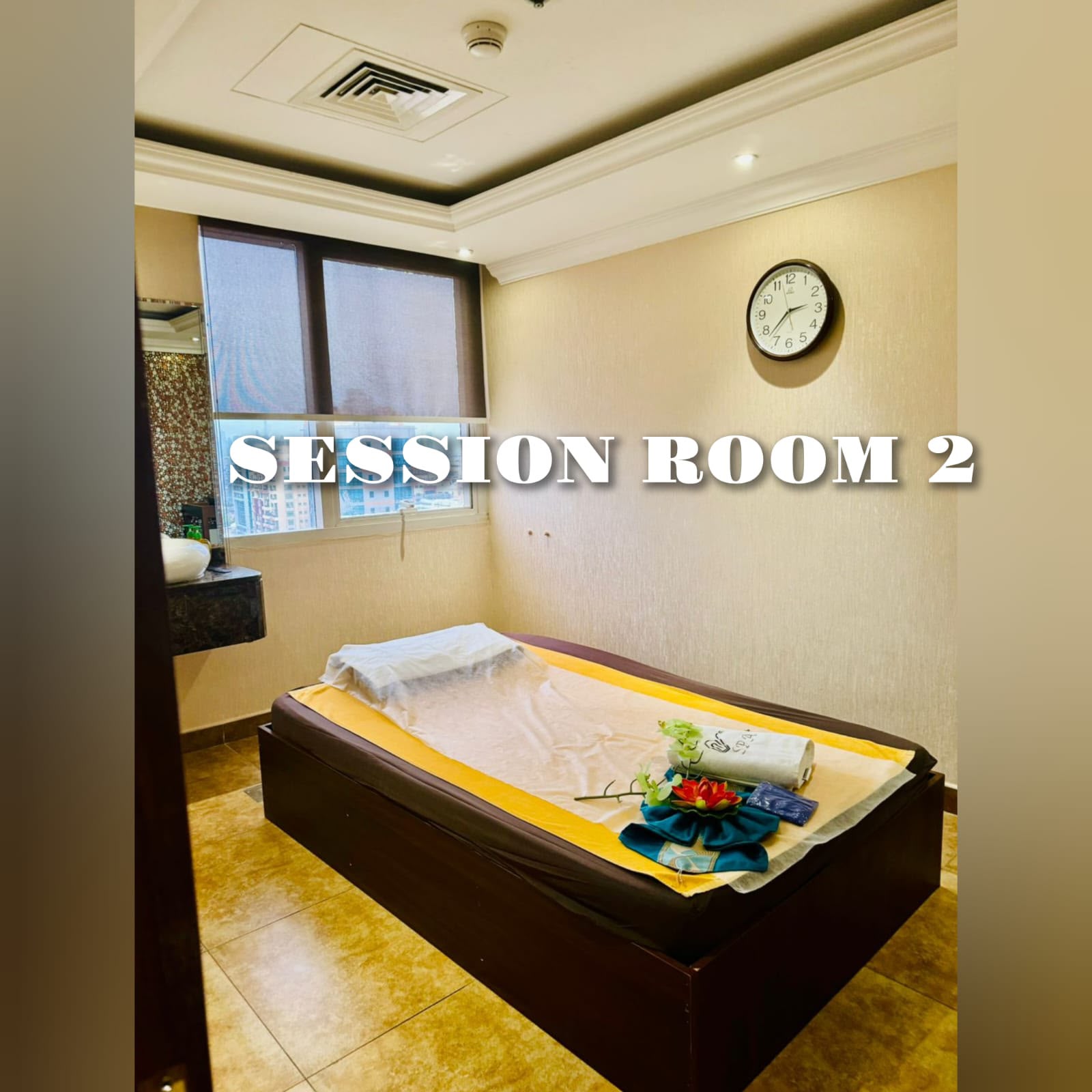 Massage session room inside Ivory Grand Hotel Apartments